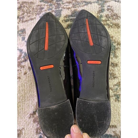 EUC Womens Rockport Total Motion Ballet Flat 7.5 Wide Leather - Picture 6 of 7